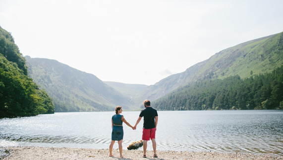 The beautiful Wicklow mountains
