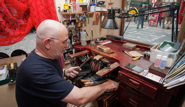 Hard at work at Dillon's