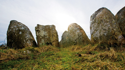 Close to Sligo’s Knocknarea mountain, which is 1078ft high.