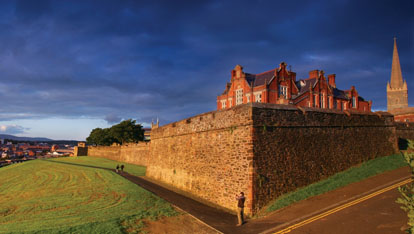 The walls of Derry~Londonderry