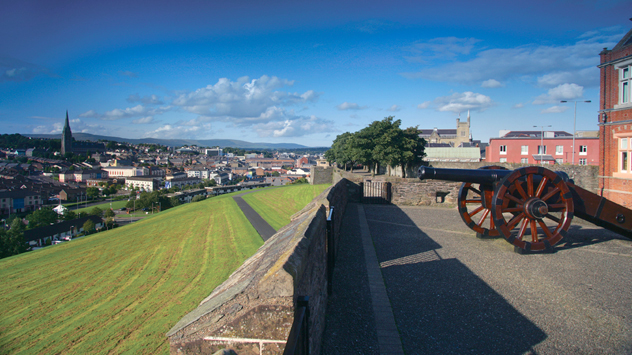 A view from the walled city