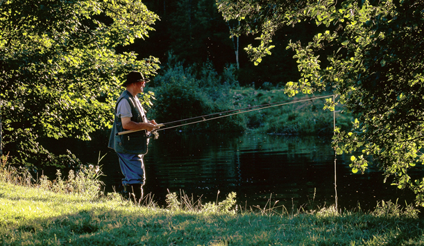 Angling at Inistioge at the River Nore