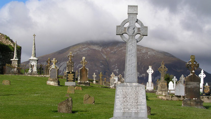 The cemetery at Lahardane provided by <a href="http://addergoole-titanic.com/" >Addergoole Titanic Society</a> 