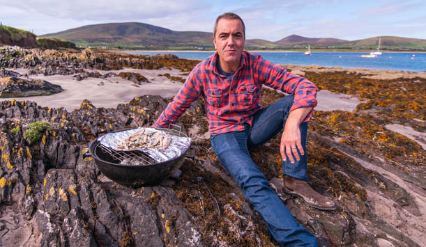 James Nesbitt with a seafood dinner provided by <a href="http://www.itv.com/" >ITV</a> 