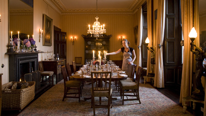 The sumptuous dining room at Ballyvolane House provided by <a href="http://www.ballyvolanehouse.ie/home/" >Ballyvolane House</a> 