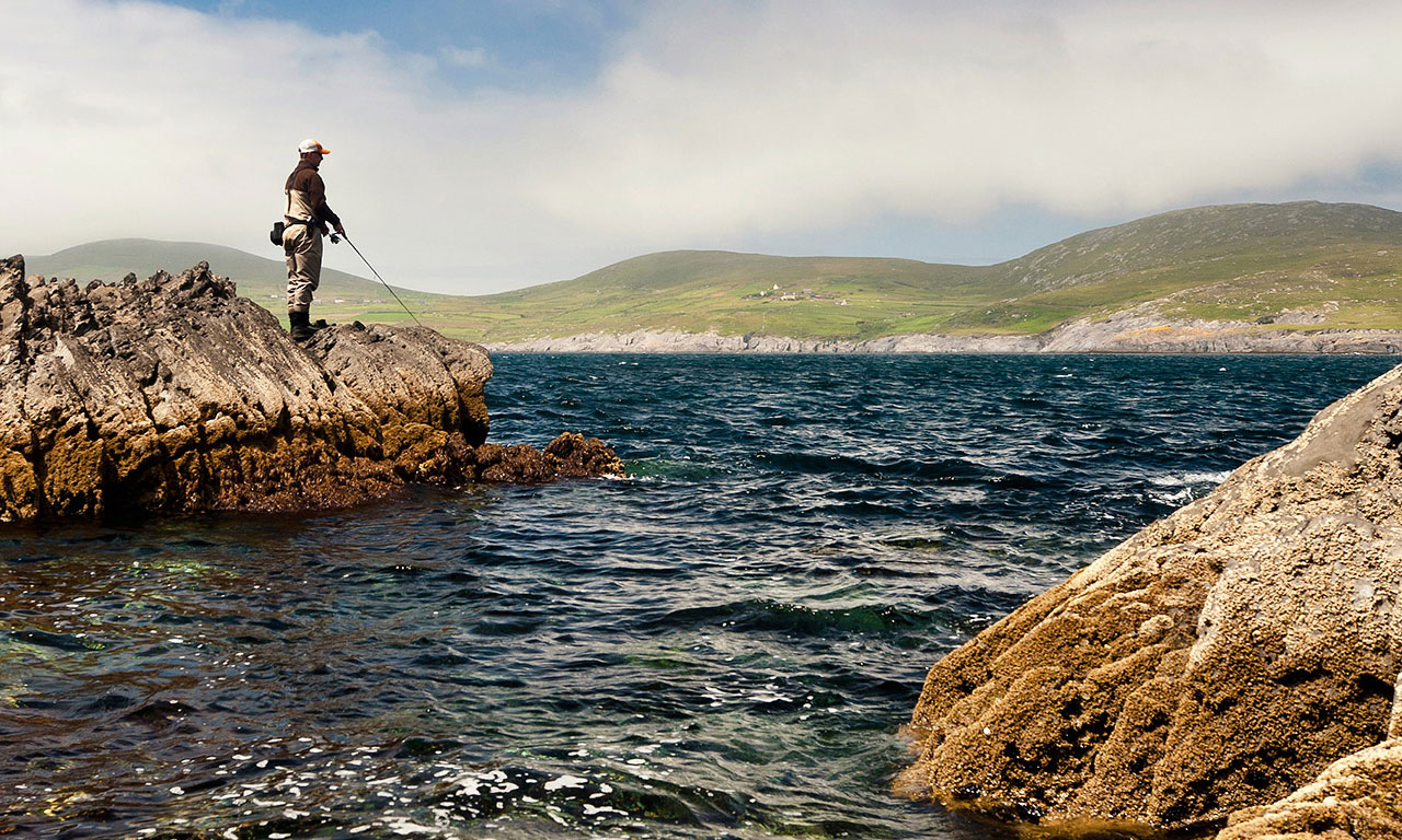 ireland scenery fishermen