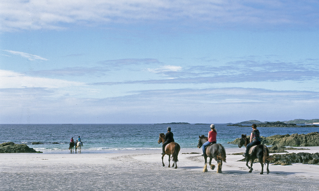 Horse riding in Ireland