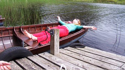 Kylemore's waterfront, County Galway