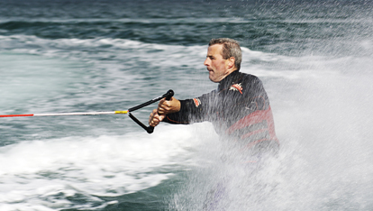 Wakeboarding at Portumna, County Galway