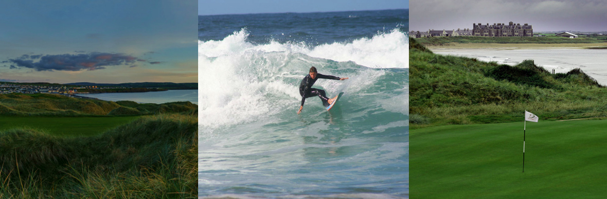 Lahinch Golf Course, Surfing, Doonbeg Links Course, County Clare