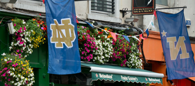 Notre Dame and Navy Game